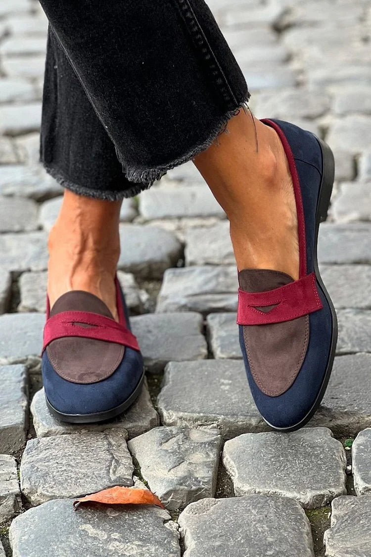 Iris | Colour-Block Loafers