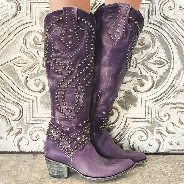 Helen - Stylish Knee-High Boots