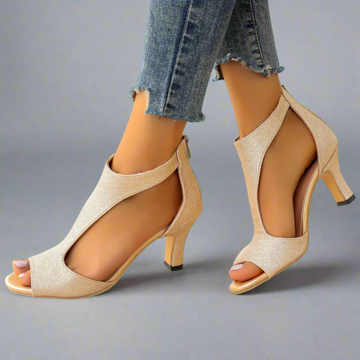 Hayley - Elegant and Comfortable Heeled Sandals