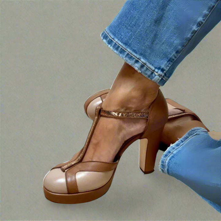 Florence - Elegant and Comfortable Heeled Sandals