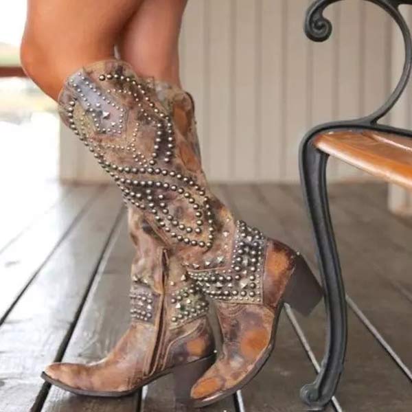 Helen - Stylish Knee-High Boots