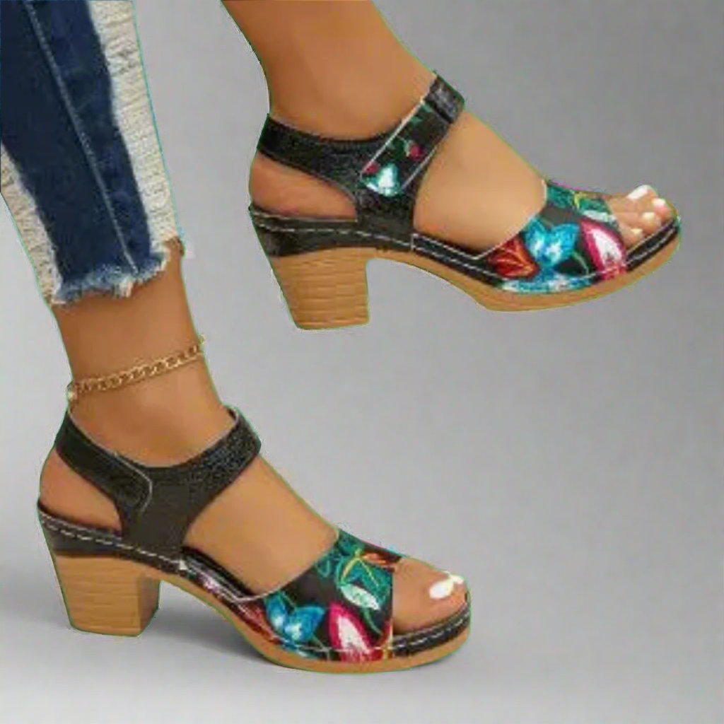 Mandy - Stylish Peep-Toe Sandals