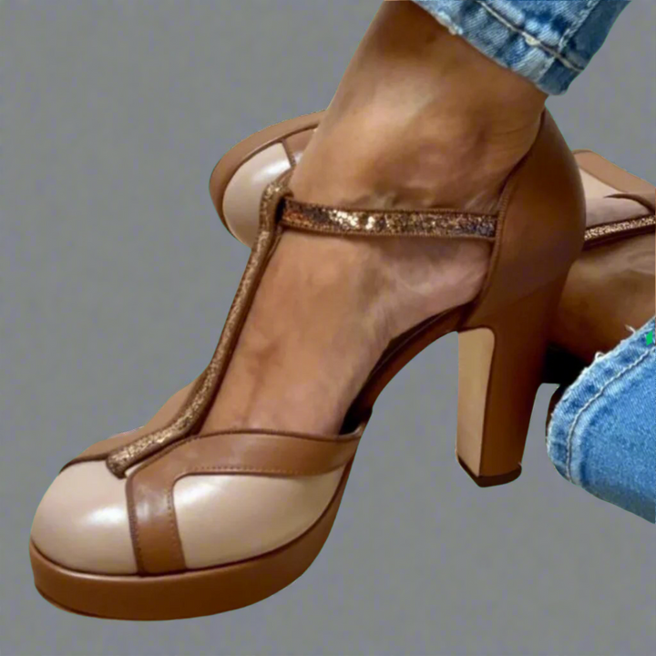 Florence - Elegant and Comfortable Heeled Sandals
