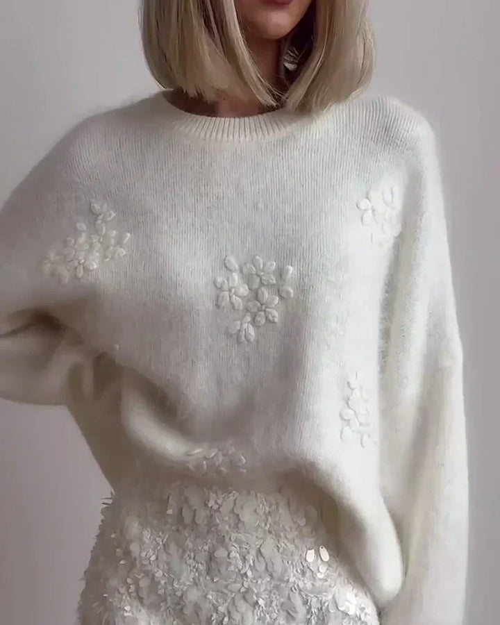 Anna™ | Embroidered Floral Sweater