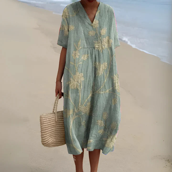 Aria | Artistic Print Oversized Dress