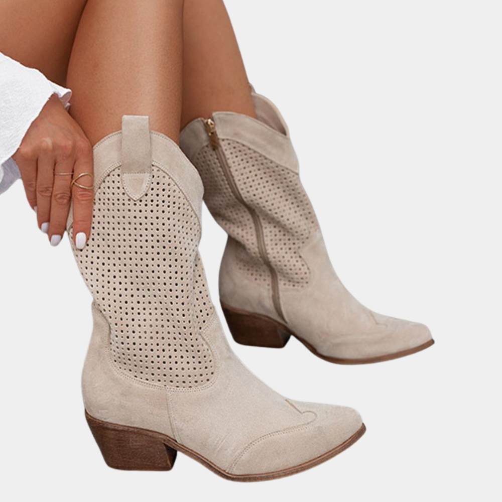 Charlotte - Cowboy Style Orthopaedic Boots