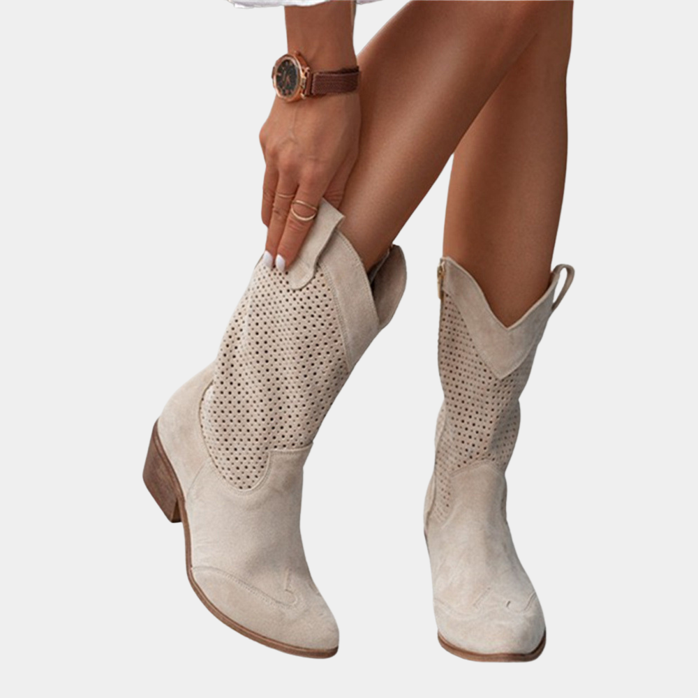 Charlotte - Cowboy Style Orthopaedic Boots