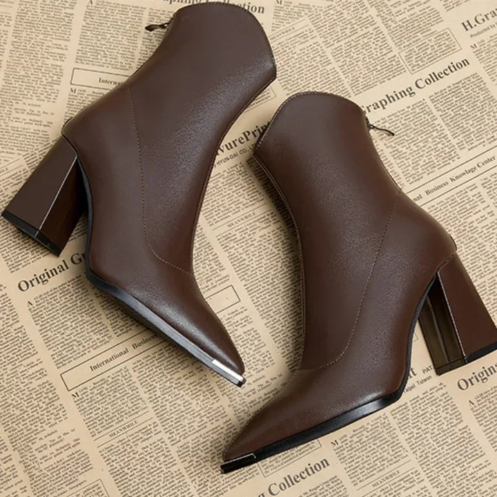 Grace - Chrome Tip Chelsea Boots