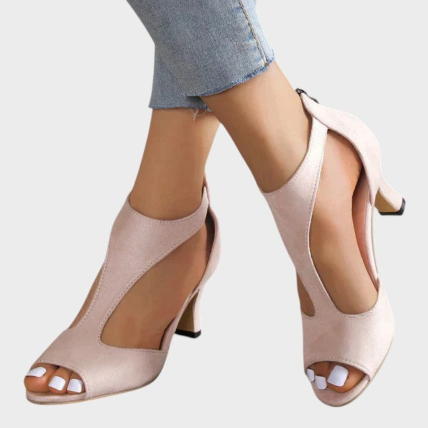 Karen - Stylish Peep-Toe Heels