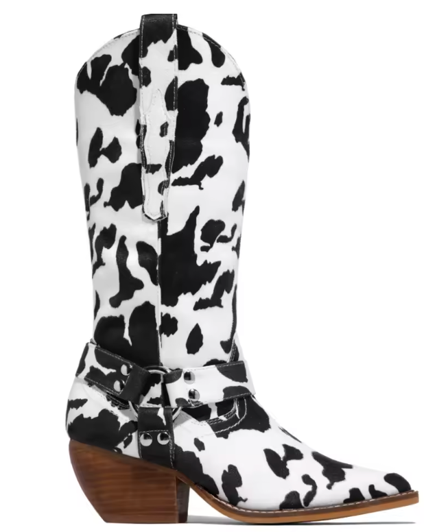 Diane - Stylish Cowhide Boots