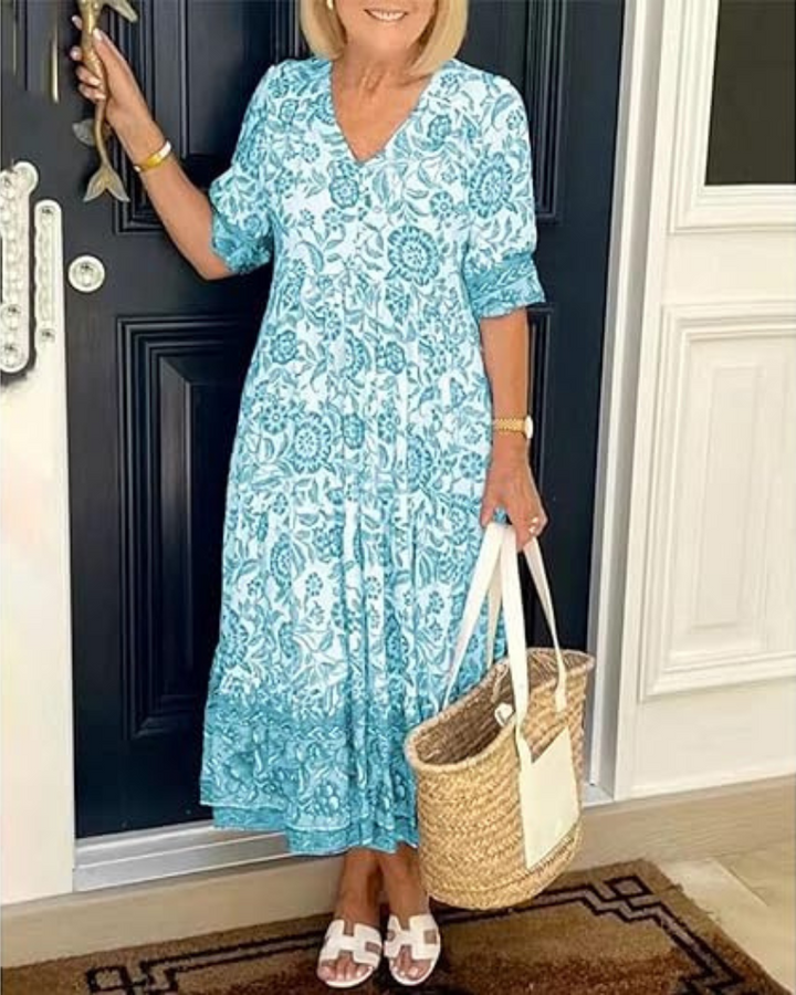 Sylvie | Graceful Flowy Midi Dress