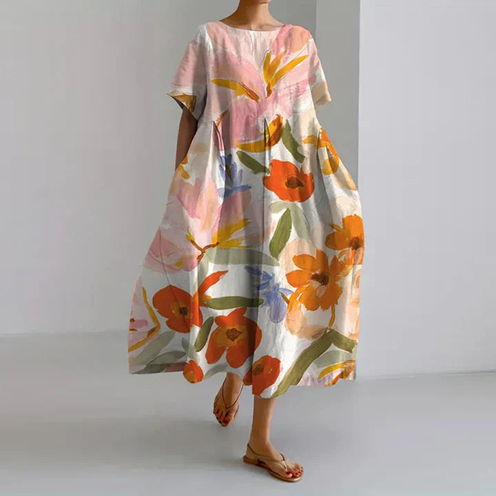 Mia | Breezy Floral Maxi Dress Perfect for Summer