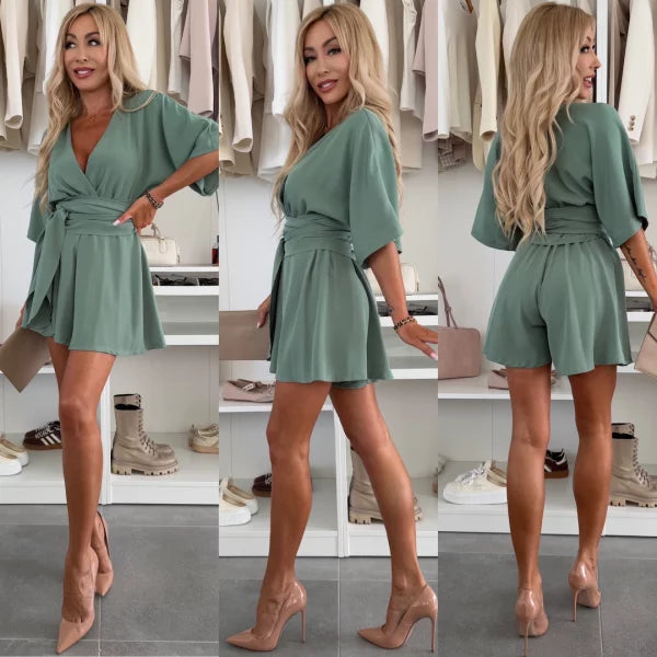 Olivia | Alluring V-Neck Jumpsuit