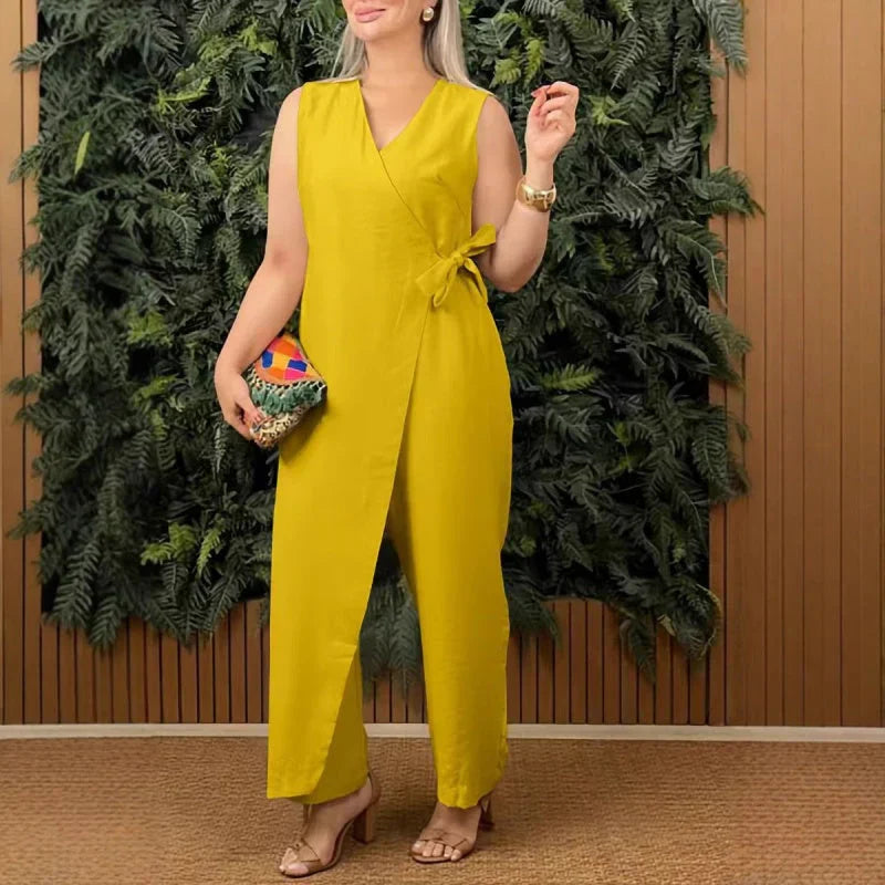 Amelia | Elegant V-Neck Jumpsuit